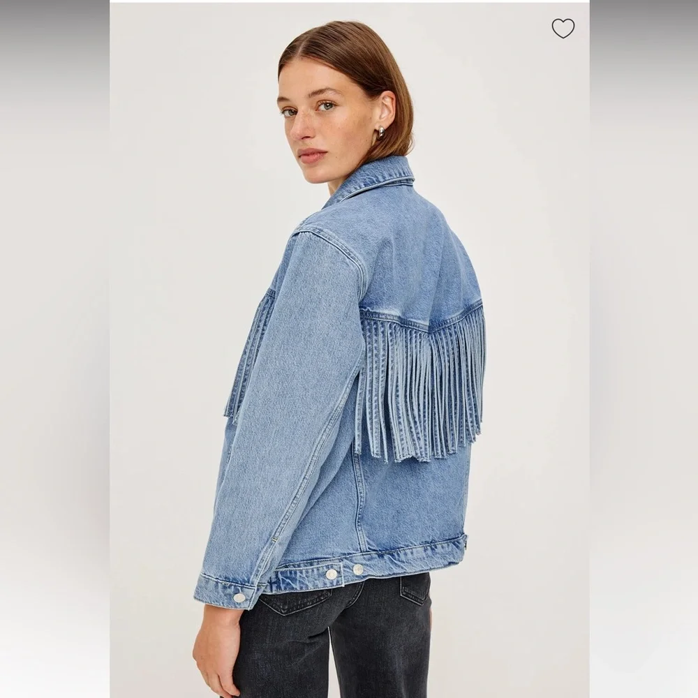 Rails Rodeo Jacket Embossed Indigo size M /NWT - Picture 2 of 7